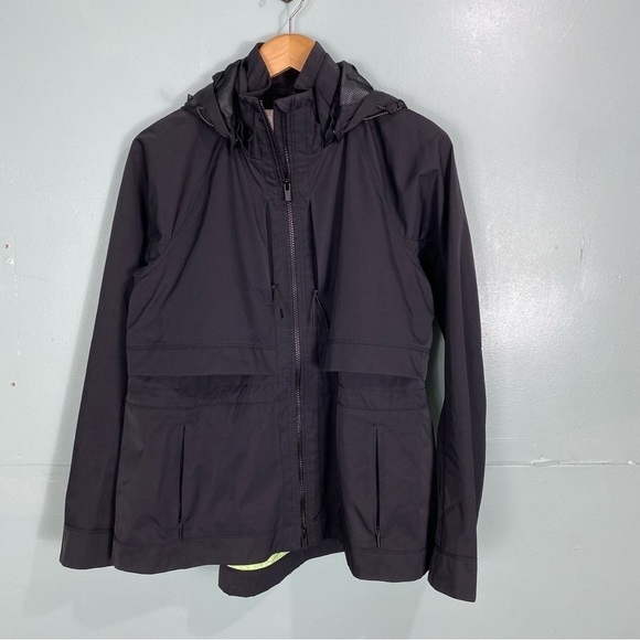 Athleta 486223 Open Road Shell‎ Jacket Black Sz Small - Picture 1 of 6